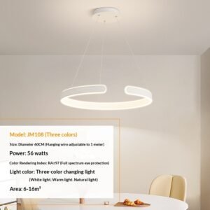 Alternative view of Restaurant Chandelier Creative Light-Luxury Crystal Chandelier Set