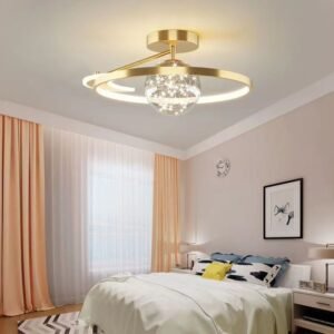 Alternative view of Modern Minimalist Light-luxury Starry-sky Ceiling Light