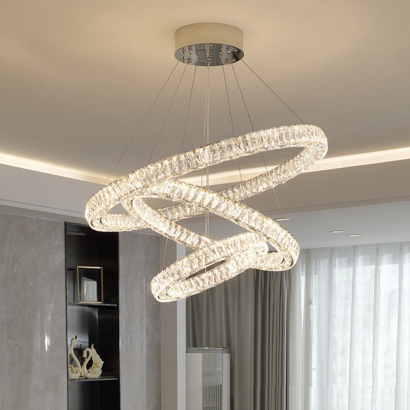 Light Luxury Crystal Chandelier Living Room - Image 5
