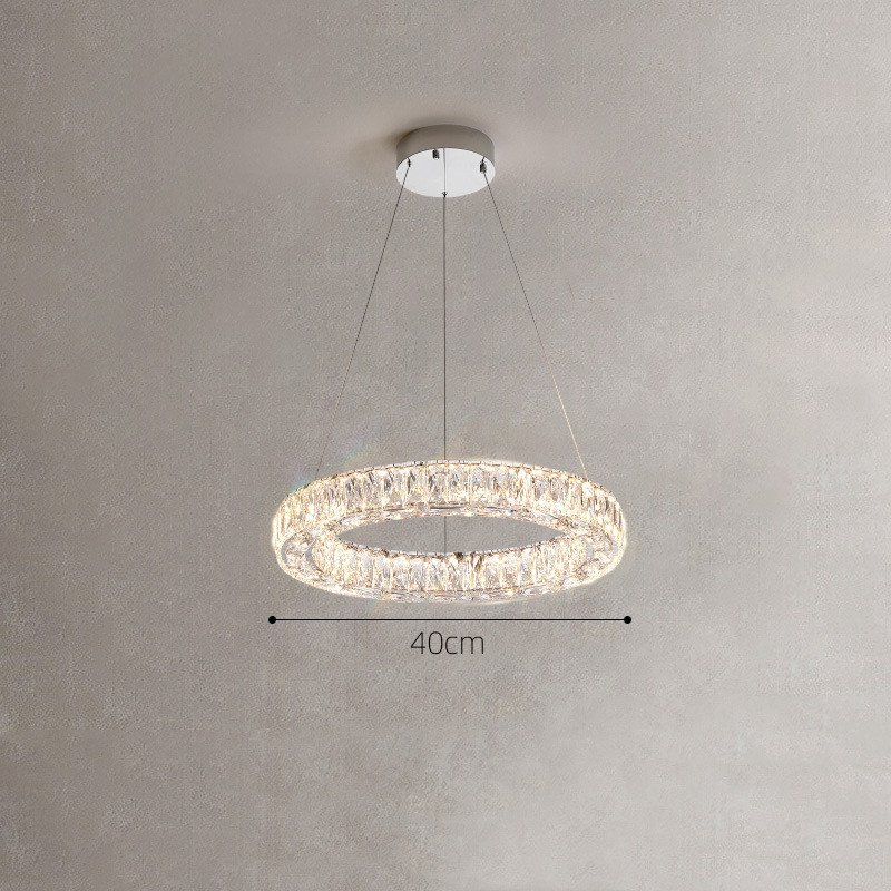 Light Luxury Crystal Chandelier Living Room - Image 10