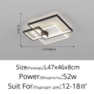 Alternative view of Modern Simple Light Luxury Chandelier